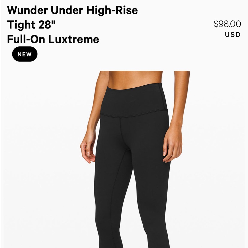 Lululemon Wunder Under - Full on Luxtreme